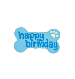 Bosco and Roxy's Bosco & Roxy's Bark-Day Collection | Happy Birthday Bone Blue 6" single