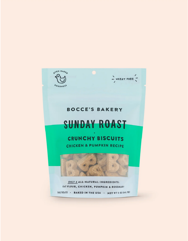 Bocce's Bakery Bocce's Bakery Crunchy Dog Treats | Sunday Roast Biscuits 5 oz