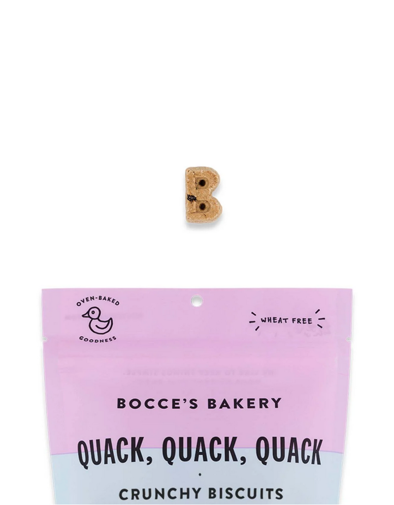 Bocce's Bakery Bocce's Bakery Crunchy Dog Treats | Quack Quack Quack Biscuits 5 oz