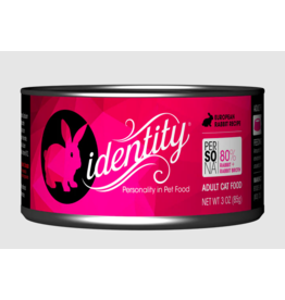 Identity Identity Pet Persona Canned Cat Food | Free-Range European Rabbit & Broth Pate 5.5 oz CASE