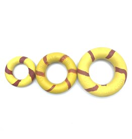 Goughnuts Goughnuts Ring Dog Toys Lite Bite | Yellow 2-12 lbs