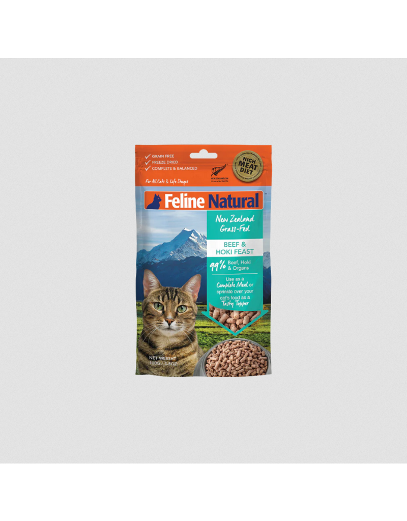 Feline Natural Feline Natural Freeze-Dried Cat Food | Beef & Hoki Topper 3.5 oz
