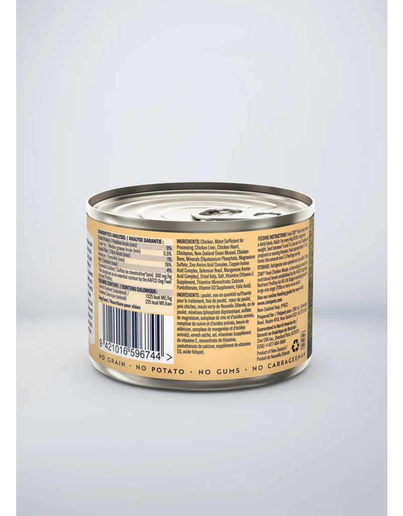 Ziwipeak ZiwiPeak Canned Dog Food | Chicken 6 oz CASE