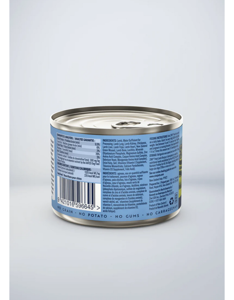 Ziwipeak ZiwiPeak Canned Dog Food | Lamb 6 oz single