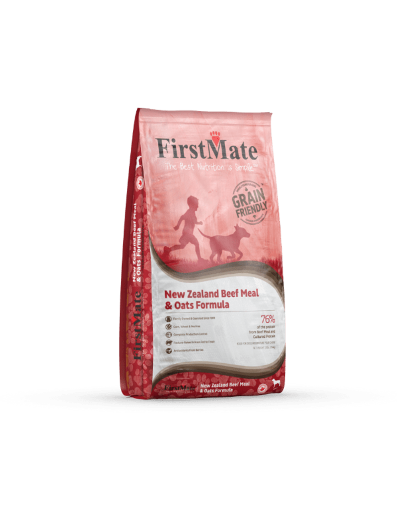 Firstmate FirstMate Grain-Friendly Dog Kibble | New Zealand Beef & Oats 5 lb