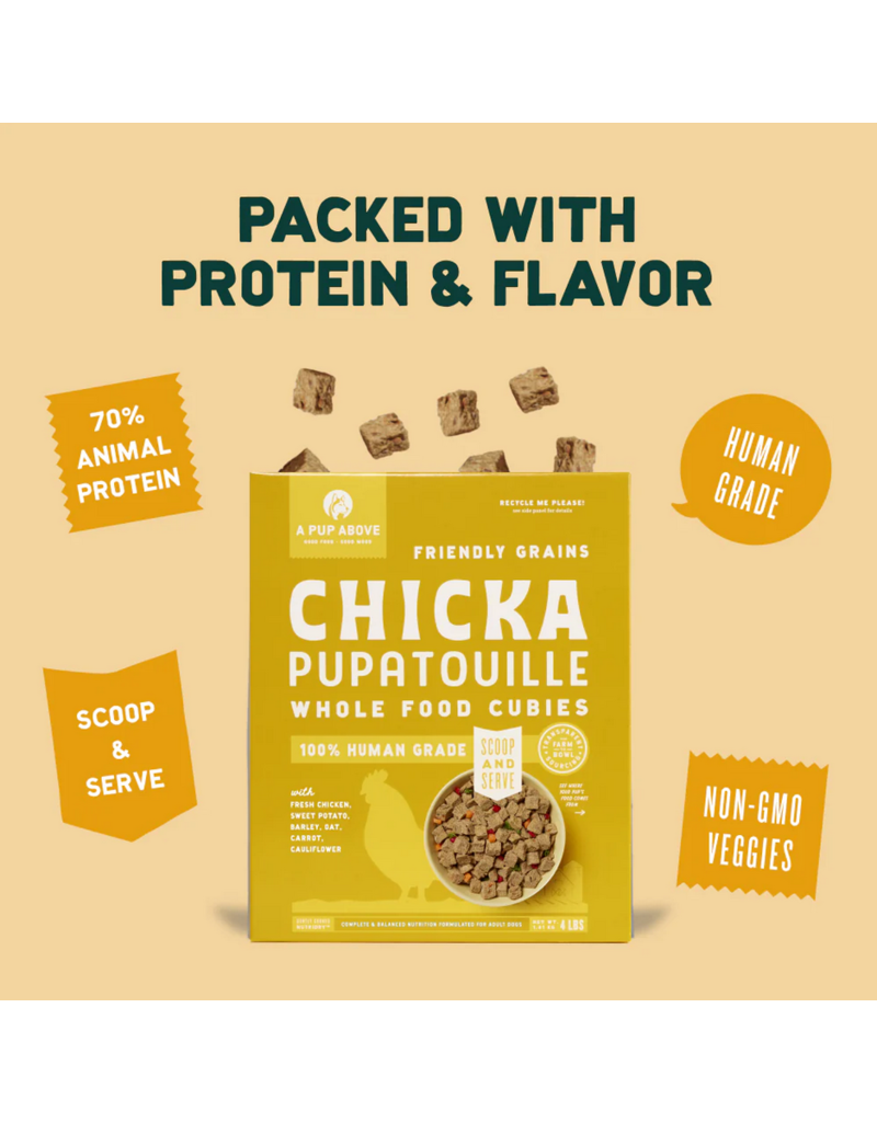 A Pup Above A Pup Above Whole Food Cubies | Chicka Pupatouille Trial Size 2.5 oz CASE