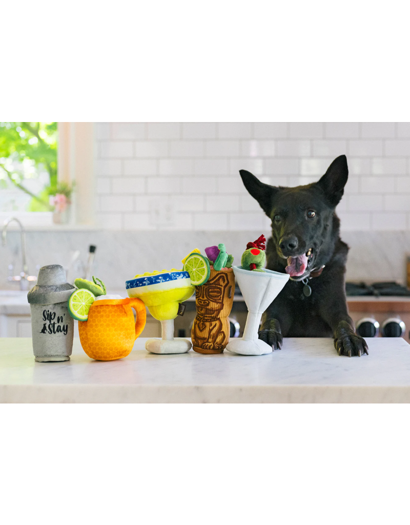 PLAY P.L.A.Y. Plush Dog Toys Barktender Collection | Margarita