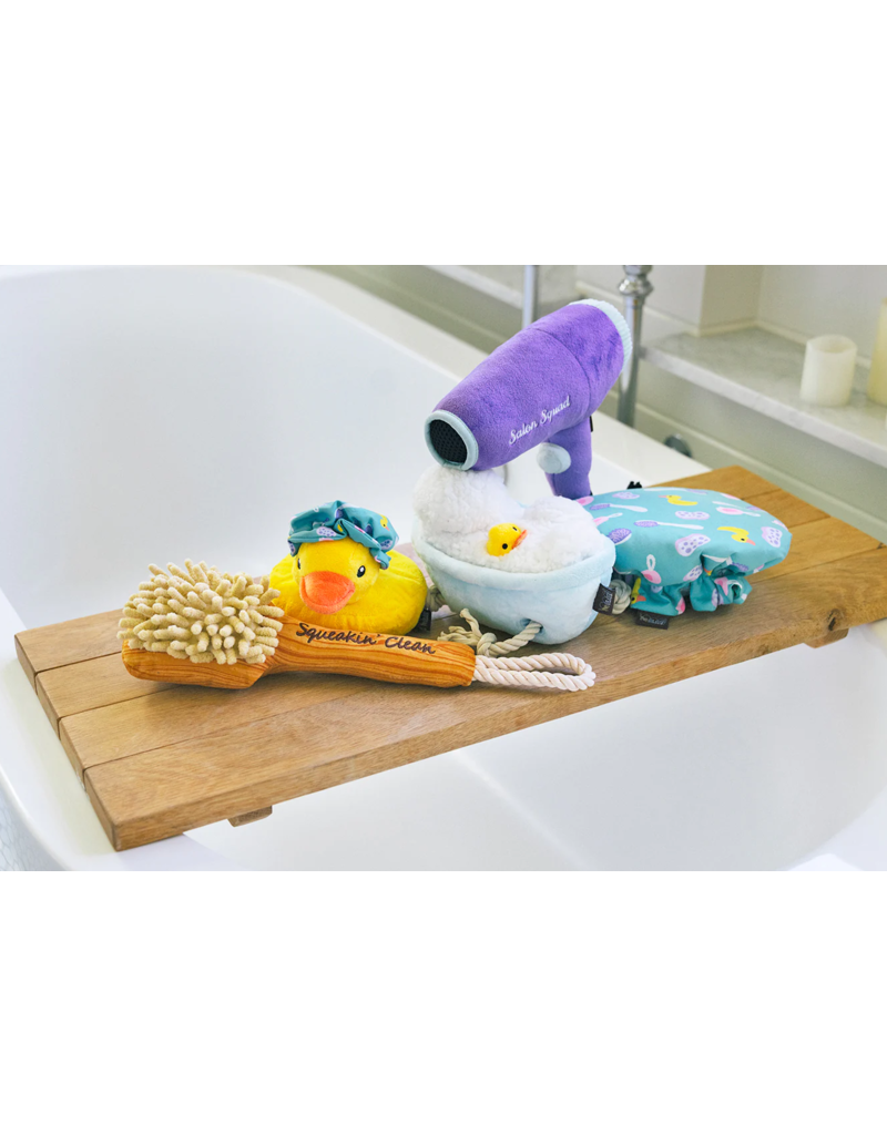 PLAY P.L.A.Y. Plush Dog Toys Splish Splash Collection | Shower Quack