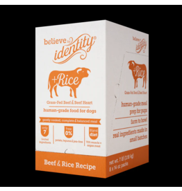 Identity Identity Gently Cooked Dog Food | Believe Bland Beef & Rice Recipe 14 oz (*Frozen Products for Local Delivery or In-Store Pickup Only. *)