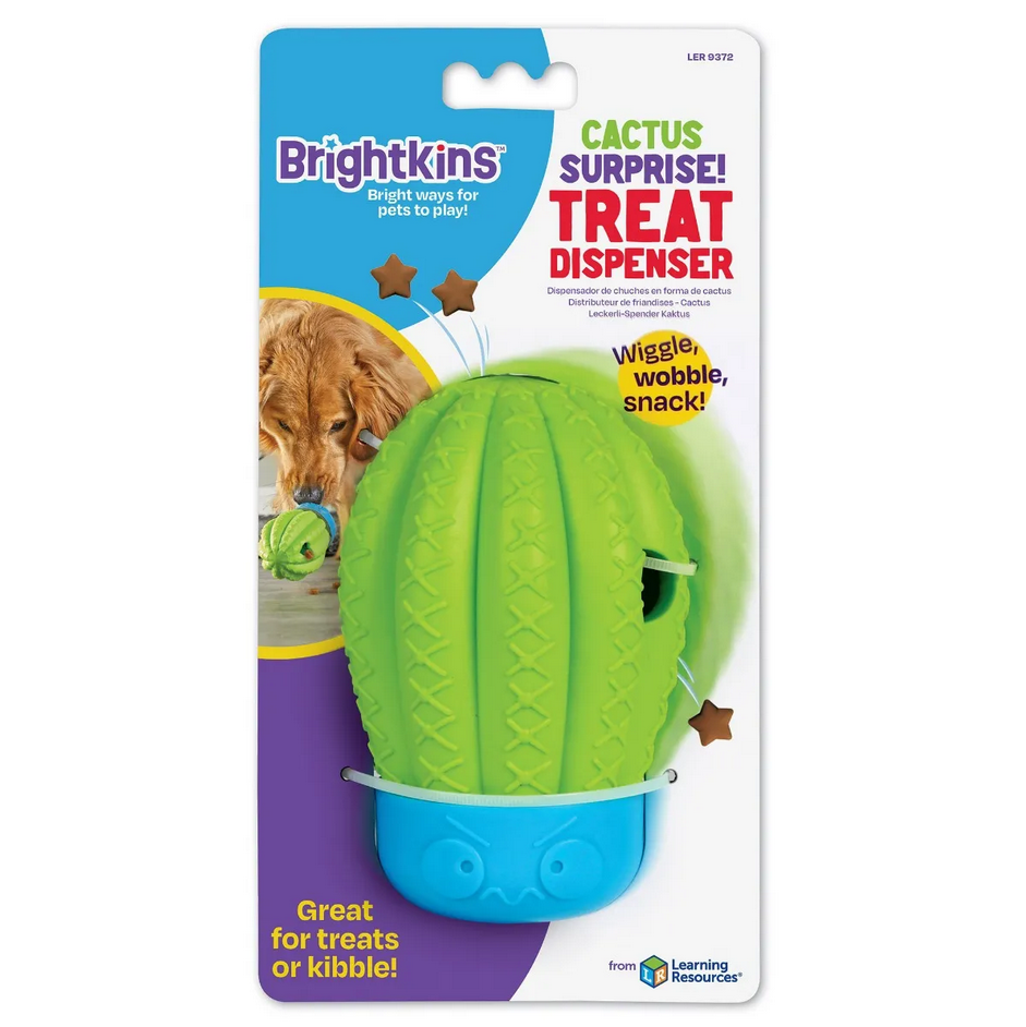 Brightkins Brain Teaser Treat Puzzle Dog Toy