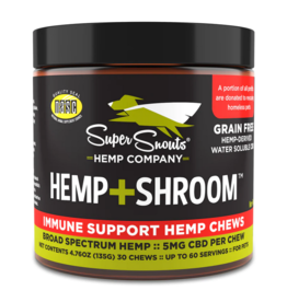 Super Snouts Super Snouts Supplements | Hemp + Shroom Immune Support 30 Chews