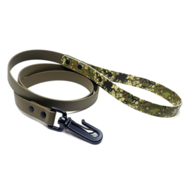 Wilderpup DesertDog Dog No-Stink Waterproof Leash | 6' Veil Camo GEO7 Terrain 3/4"