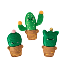 Pet Shop Pet Shop Fringe Studio Cat Toy Box | Cat-Us Cactus Friends 3 Pk Mini Set