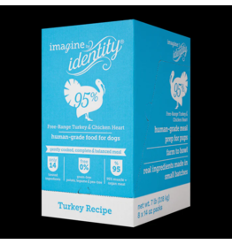 Identity Identity Gently Cooked Dog Food | Imagine 95% Turkey Recipe CASE /8 (*Frozen Products for Local Delivery or In-Store Pickup Only. *)