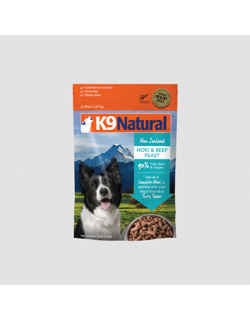 K9 Natural K9 Natural Freeze Dried Dog Food | Hoki & Beef Feast 17.6 oz