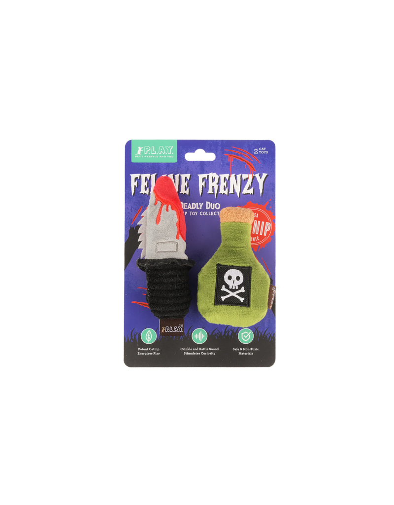 PLAY P.L.A.Y. Feline Frenzy Halloween Cat Toys | Deadly Duo