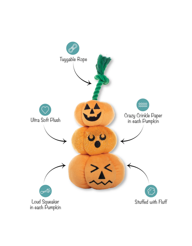 Pet Shop Pet Shop Fringe Studio Halloween Plush Dog Toy | Stack-O-Lantern