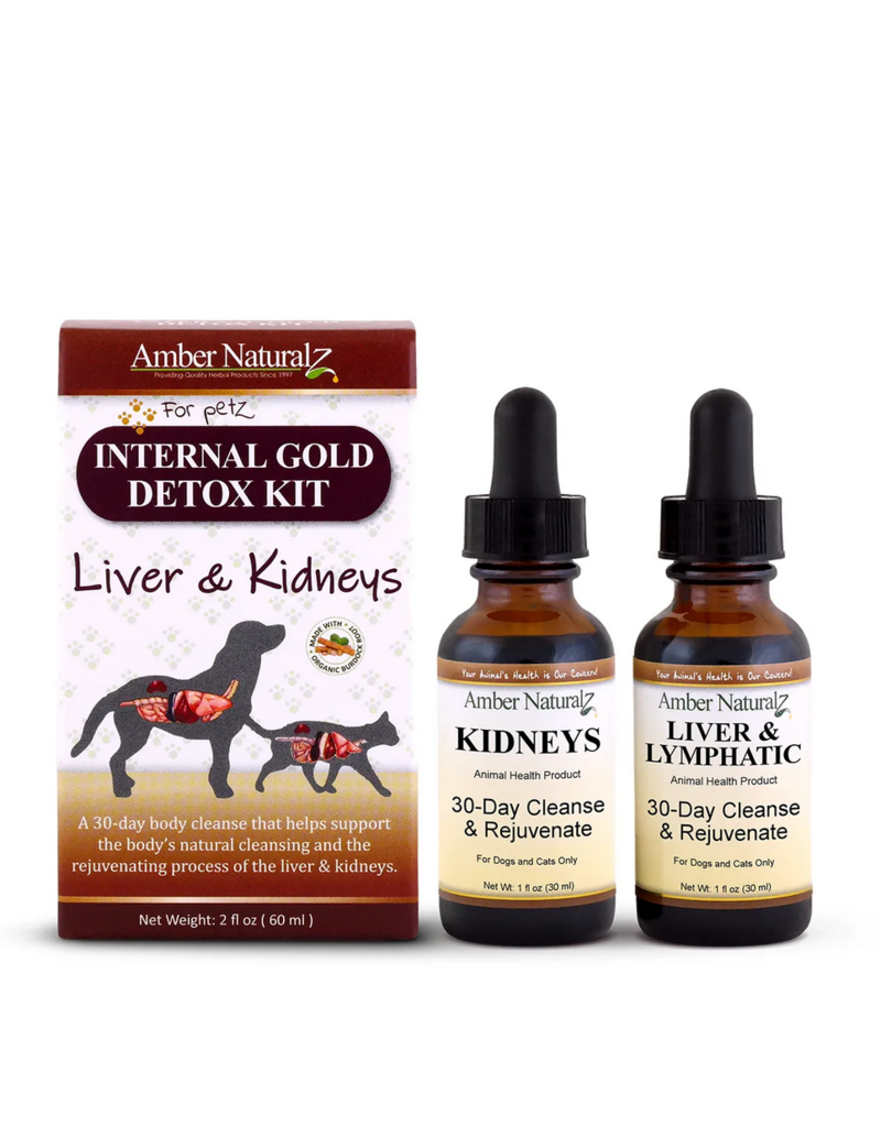 Amber Naturalz Amber Naturalz | Internal Gold Detox Kit - Liver, Lymph & Kidney Support 2 oz
