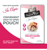 Fussie Cat Fussie Cat Premium Pouch Complete Cat Food | Tuna with Salmon in Aspic 2.47 oz single