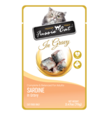 Fussie Cat Fussie Cat Premium Pouch Complete Cat Food | Sardine in Gravy 2.47 oz CASE/12