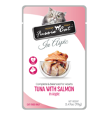 Fussie Cat Fussie Cat Premium Pouch Complete Cat Food | Tuna with Salmon in Aspic 2.47 oz CASE/12