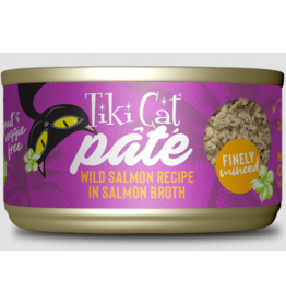 Tiki Cat Tiki Cat Canned Cat Food | Luau Wild Salmon in in Broth Finely Minced Recipe 5.5 oz CASE/8