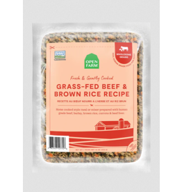 Open Farm Open Farm Frozen Dog Food Gently Cooked | Beef w/ Brown Rice (6 x 16 oz) 6 lb (*Frozen Products for Local Delivery or In-Store Pickup Only. *)