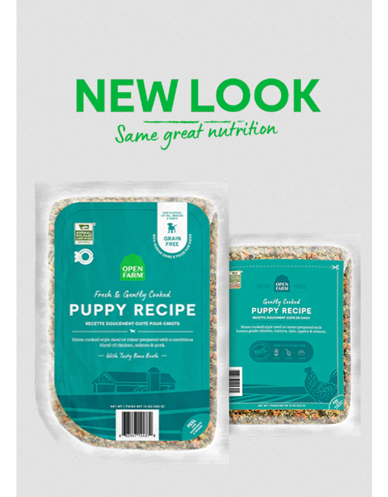 Open Farm Open Farm Frozen Dog Food Gently Cooked | Puppy (6 x 16 oz) 6 lb (*Frozen Products for Local Delivery or In-Store Pickup Only. *)