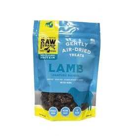 Raw Dynamic Raw Dynamic Air Dried Treats | Pasture Raised Lamb Bites for Cats & Dogs 3.6 oz