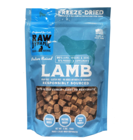 Raw Dynamic Raw Dynamic Freeze Dried Cat Food | Pasture Raised Lamb Cubes 5.5 oz