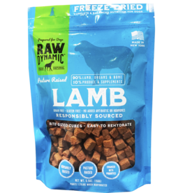 Raw Dynamic Raw Dynamic Freeze Dried Dog Food | Pasture Raised Lamb Cubes 5.5 oz