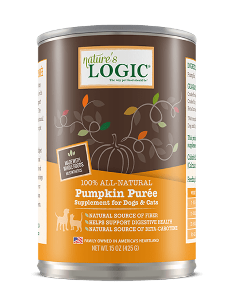 Nature's Logic Nature's Logic Canned Food | Pumpkin Puree 15 oz CASE