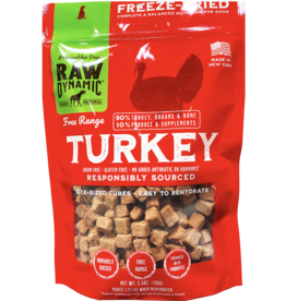 Raw Dynamic Raw Dynamic Freeze Dried Dog Food | Free Range Turkey Cubes 5.5 oz