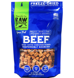 Raw Dynamic Raw Dynamic Freeze Dried Dog Food | Grass Fed Beef Cubes 14 oz