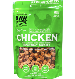 Raw Dynamic Raw Dynamic Freeze Dried Dog Food | Cage Free Chicken Cubes 5.5 oz