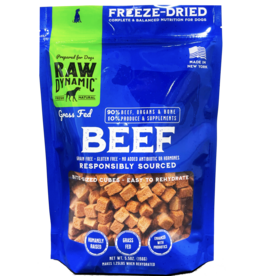 Raw Dynamic Raw Dynamic Freeze Dried Dog Food | Grass Fed Beef Cubes 5.5 oz