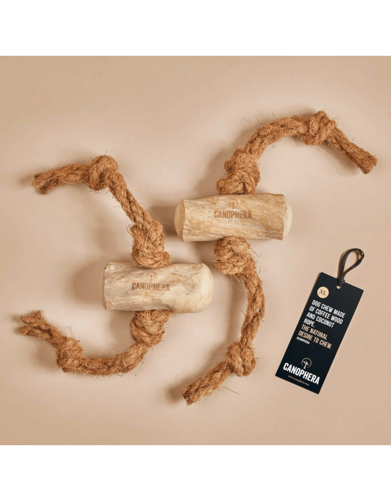 Canophera Canophera Dog Chews | Coffee Wood & Coconut Rope Chew Extra Large (XL)