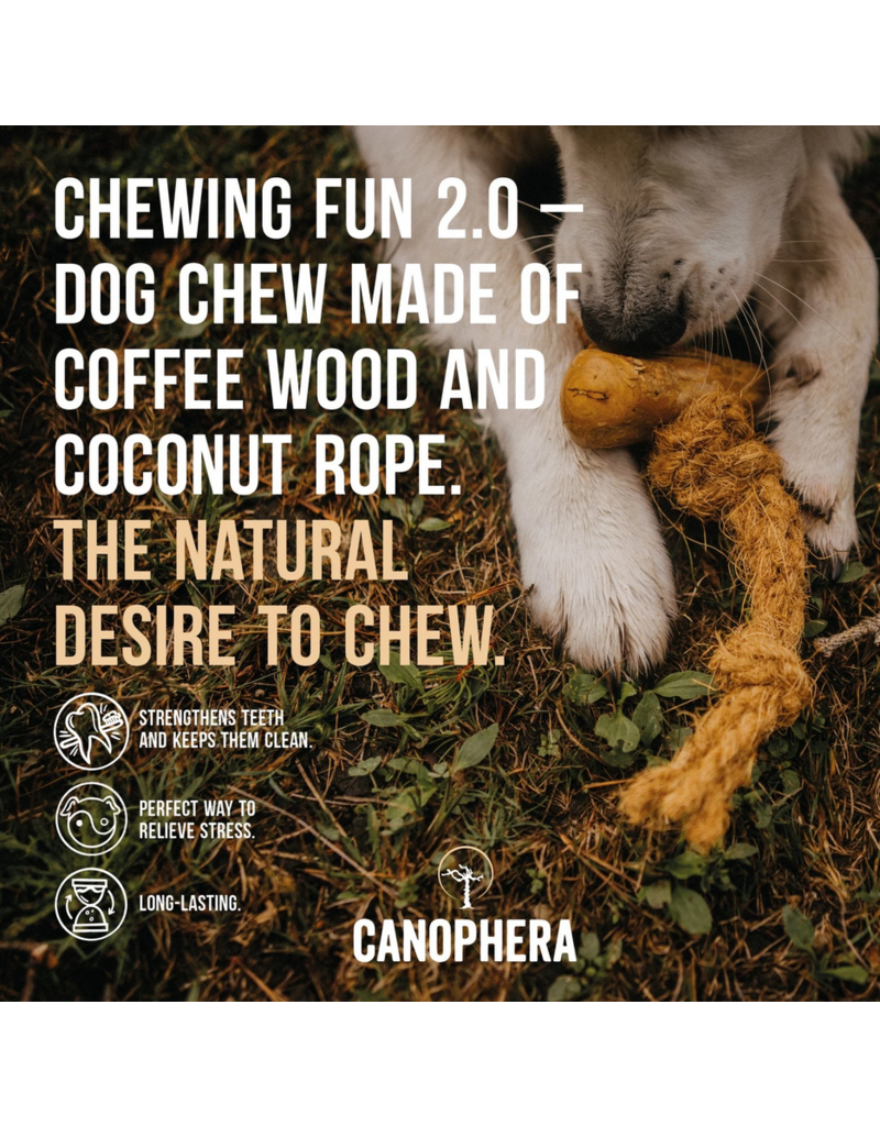 Canophera Canophera Dog Chews | Coffee Wood & Coconut Rope Chew Large