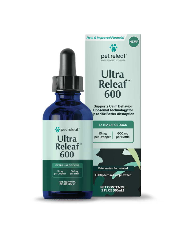 Pet Releaf Pet Releaf Liposome Hemp Oil | Ultra Releaf Extra Large 600 mg (2 oz)