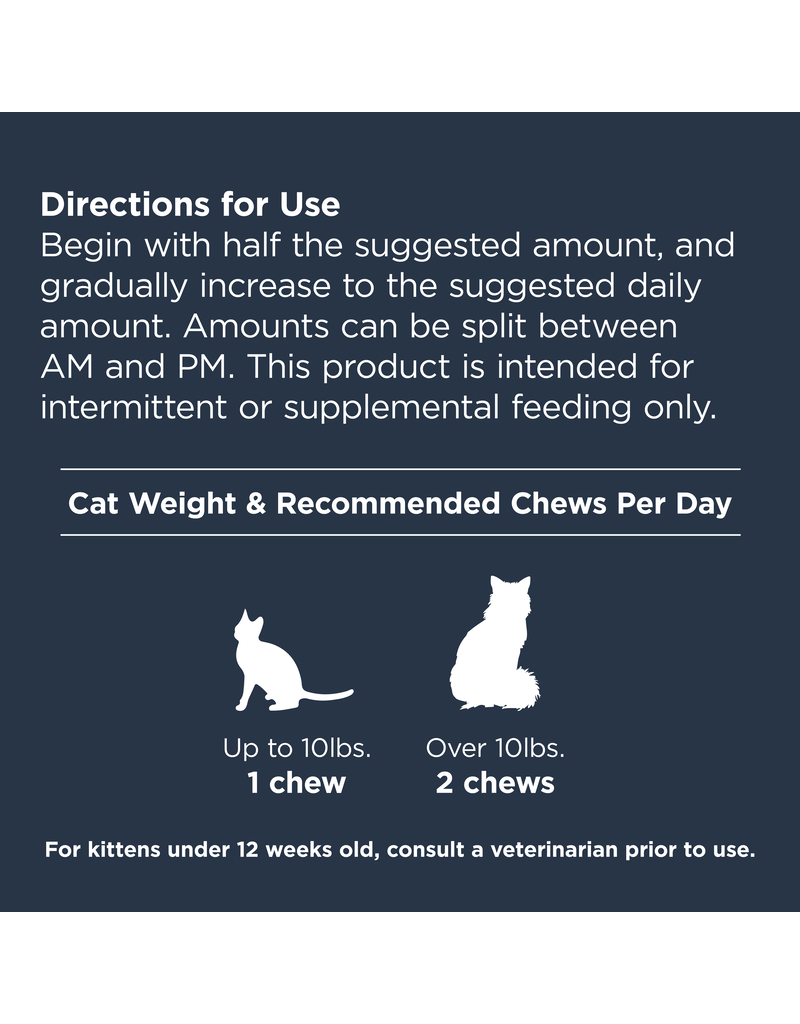 Nulo Nulo Functional Cat Supplements | Hairball & Urinary Chews 150 ct