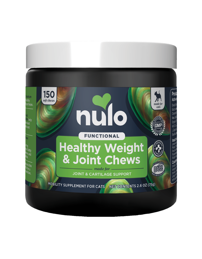 Nulo Nulo Functional Cat Supplements | Healthy Weight & Joint Chews 150 ct