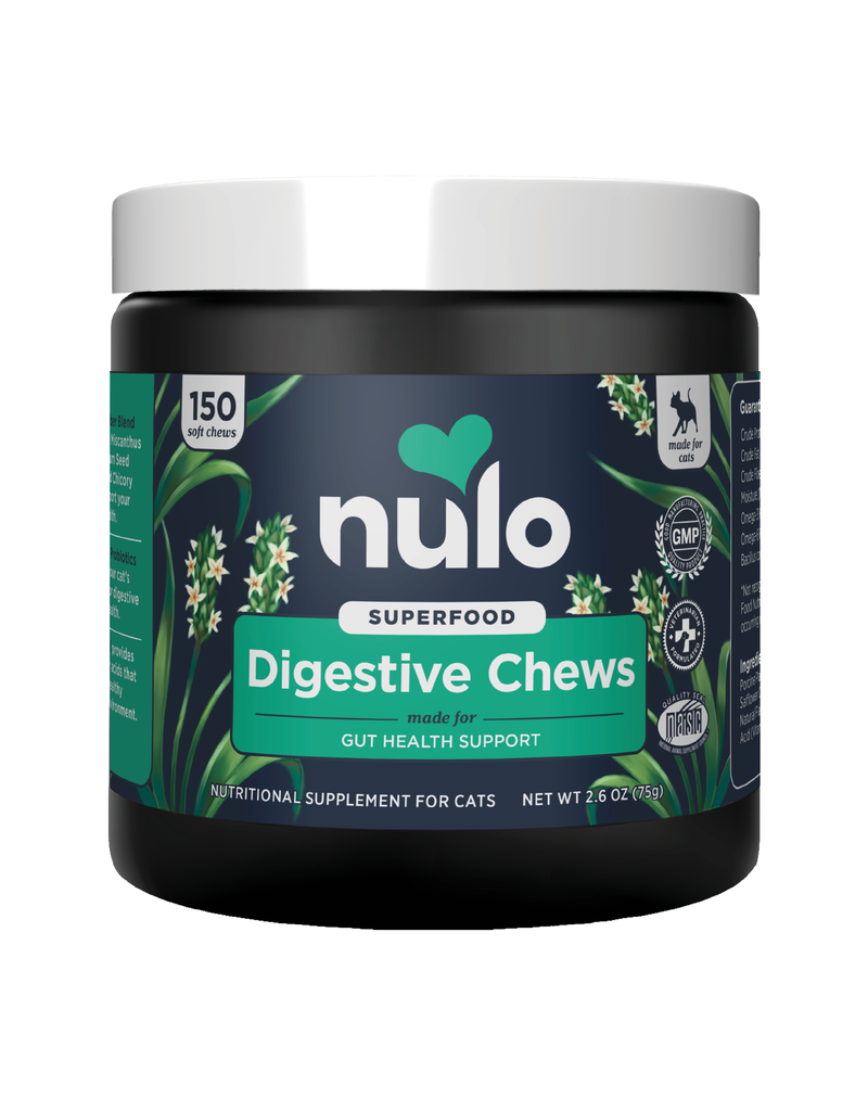 Nulo Nulo Functional Cat Supplements | Digestive Chews 150 ct