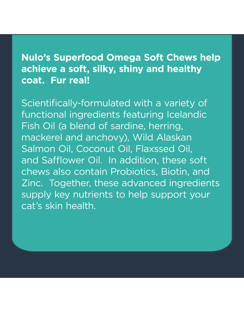 Nulo Nulo Functional Cat Supplements | Omega Chews 150 ct