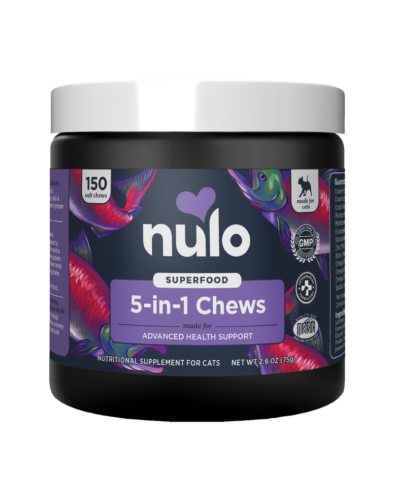 Nulo Nulo Functional Cat Supplements | 5-in-1 Chews 150 ct