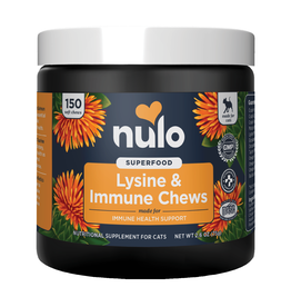 Nulo Nulo Functional Cat Supplements | Lysine & Immunity Chews 150 ct