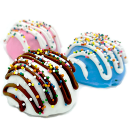 Furry Belly Bake Shop Furry Belly Sprinkle Cake Bites | Chewy Oat Bite Blue single