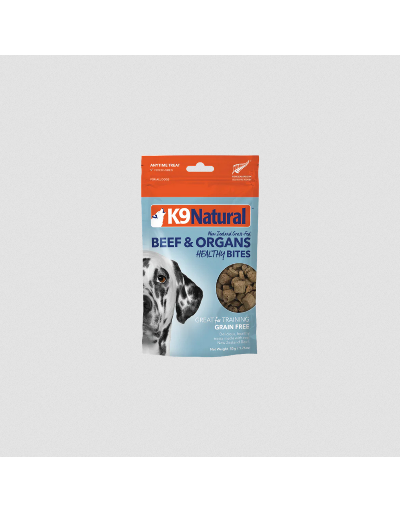 K9 Natural z K9 Natural Freeze Dried Dog Healthy Bites | Beef & Organs 1.76 oz