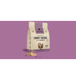 Vital Essentials Vital Essentials Freeze Dried Cat Food | Turkey Dinner Mini Patties 8 oz