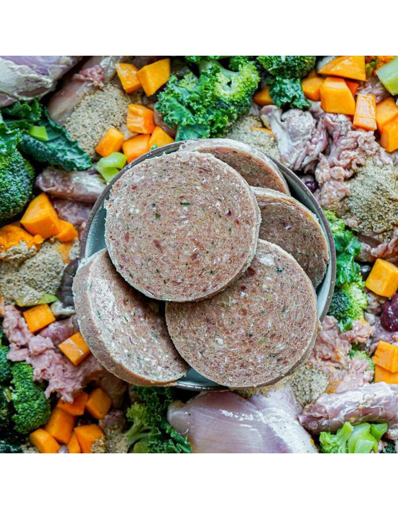 Oma's Pride Oma's Pride Raw Frozen Dog Food | Woof Complete Patties Chicken Recipe 3 lb CASE (*Frozen Products for Local Delivery or In-Store Pickup Only. *)