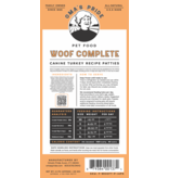 Oma's Pride Oma's Pride Raw Frozen Dog Food | Woof Complete Patties Turkey Recipe 3 lb (*Frozen Products for Local Delivery or In-Store Pickup Only. *)